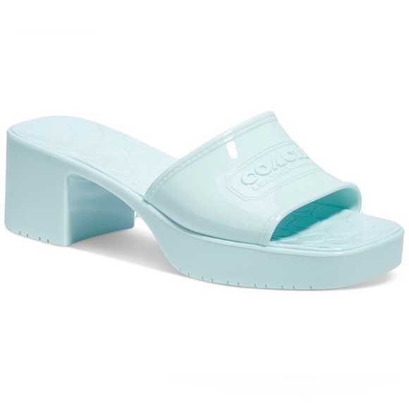 Coach Jelly Block-Heeled Sandals - Picture 1 of 3